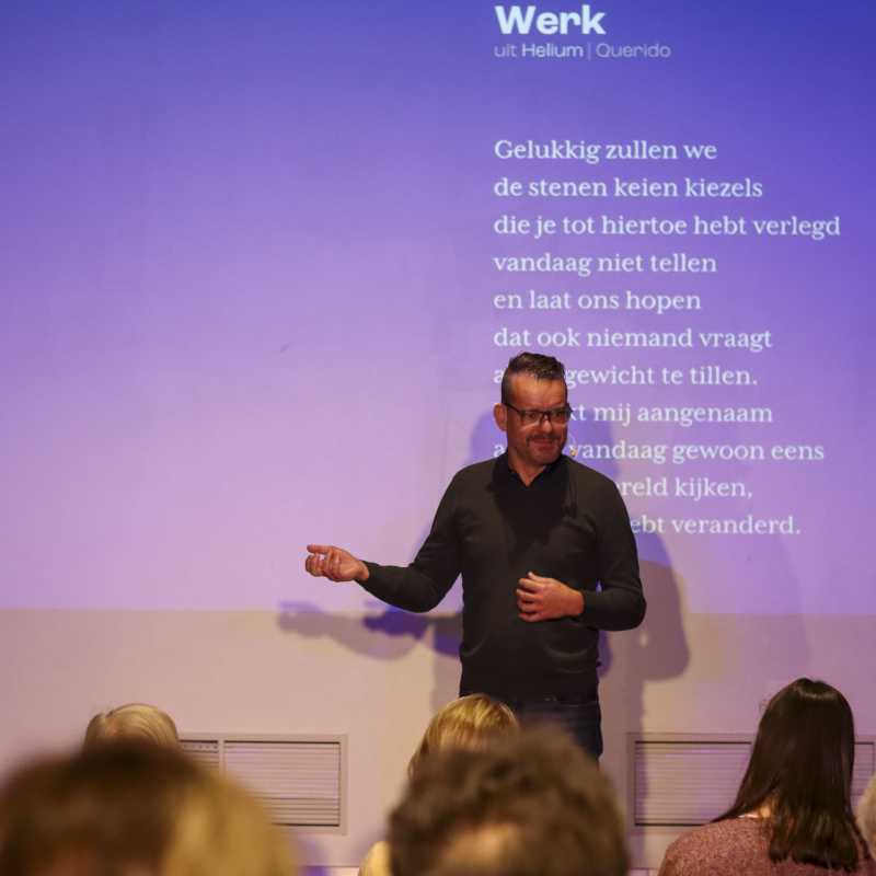 Lezing Bart Moeyaert - © Lokaal Bestuur Herzele